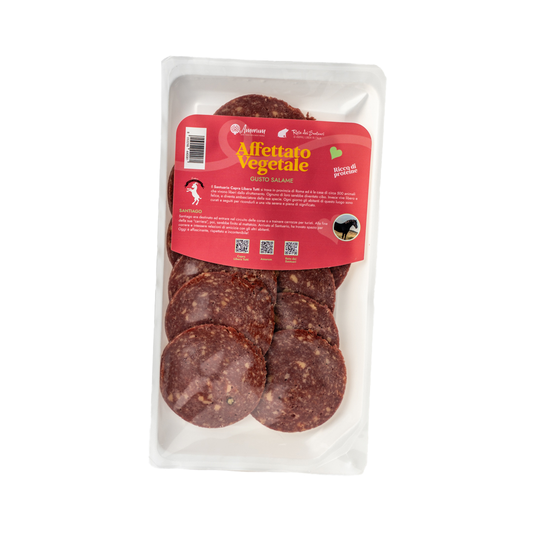 affettato vegetale gusto salame